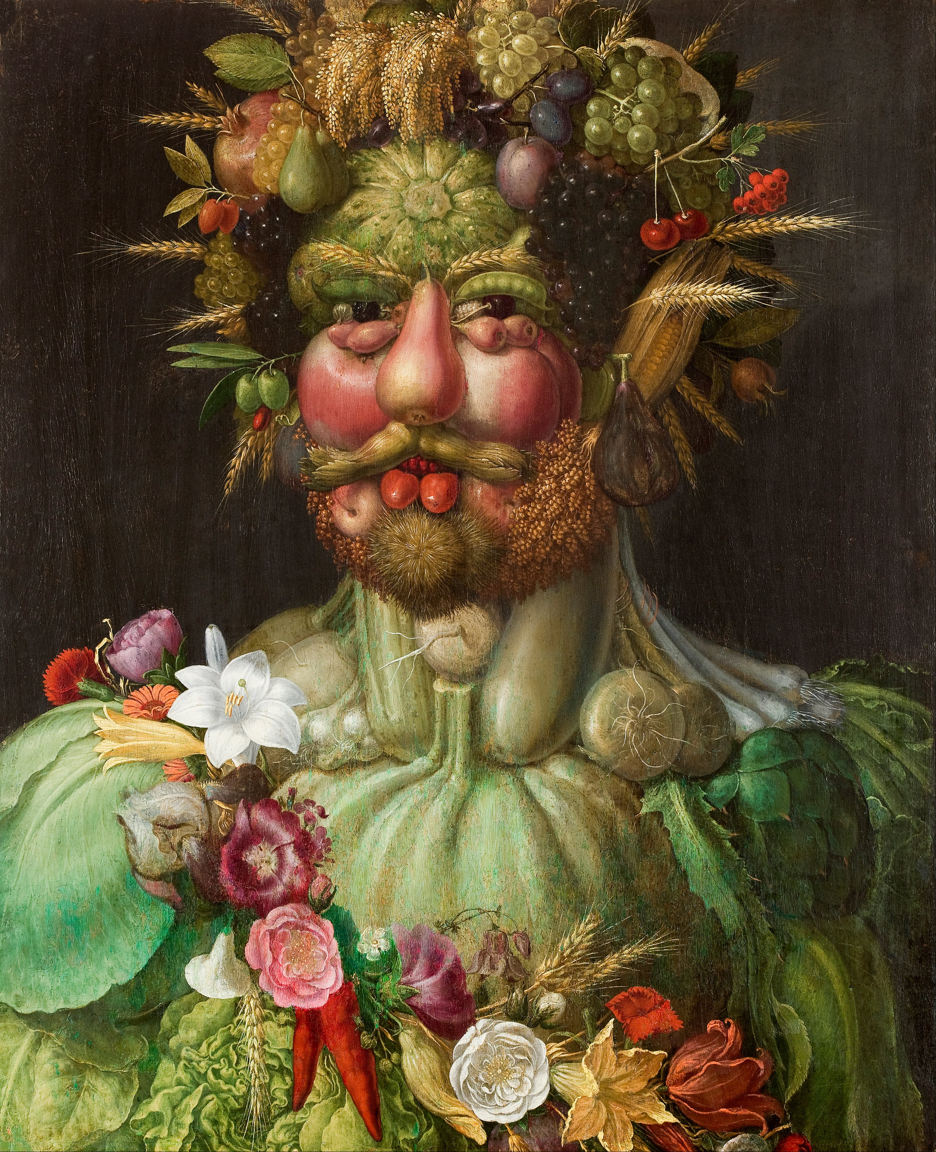 Giuseppe Arcimboldo. *Vertumnus* (c. 1590).