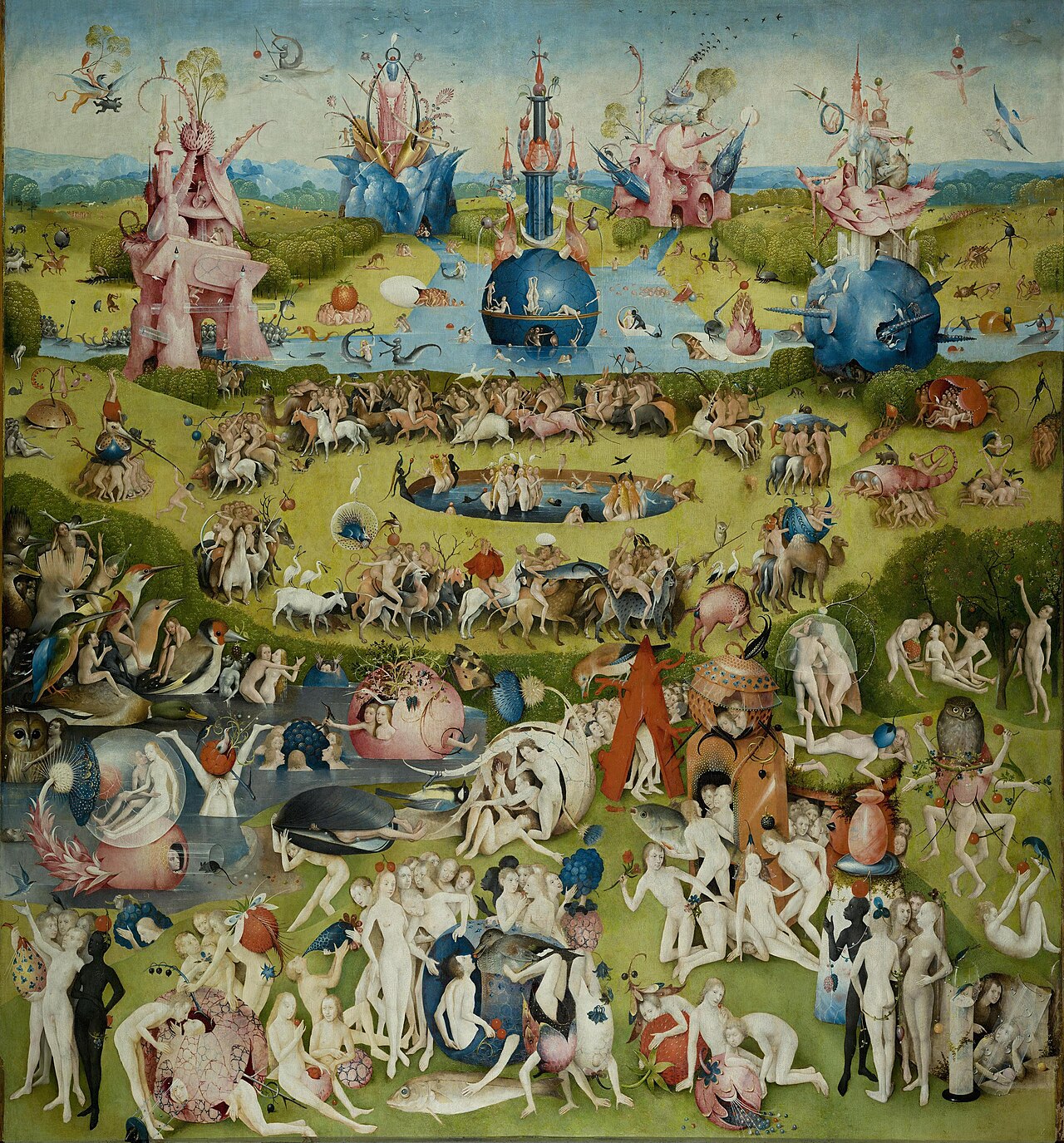 Hieronymus Bosch. *The Garden of Earthly Delights* (center panel). (c. 1500)