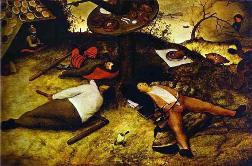 Pieter Bruegel the Elder. *The Land of Cockaigne*. (1567)