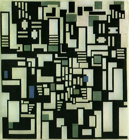 Theo van Doesburg. *Composition IX*. (1917)