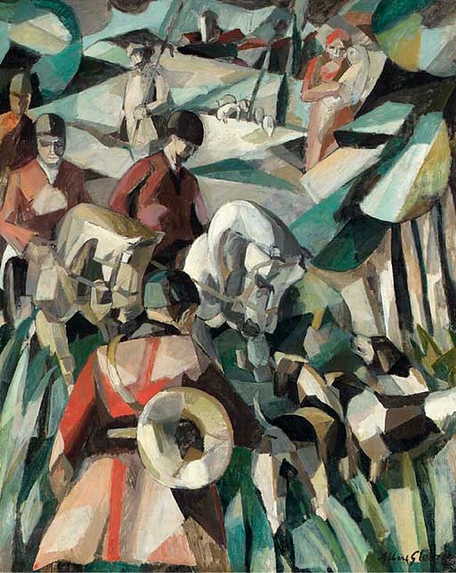 Albert Gleizes. *La Chasse*. (1911)