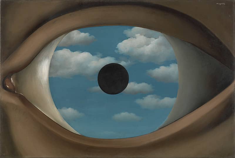 René Magritte. *The False Mirror*. (1929)