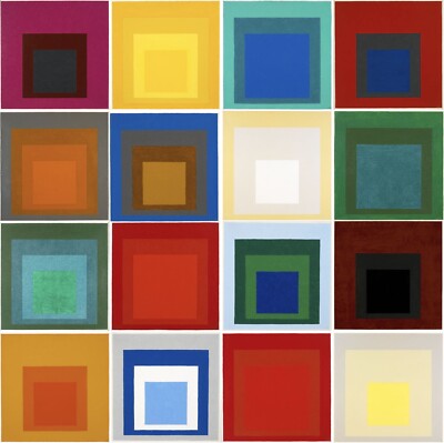 Josef Albers. *Homage to the Square*. (1950-1976)